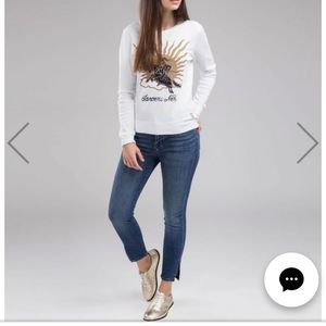 J Brand Alana high rise crop skinny jeans size 28